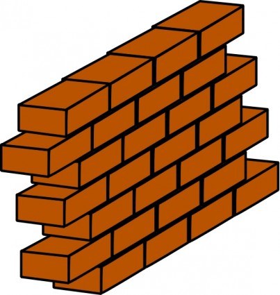 Brick wall clipart free