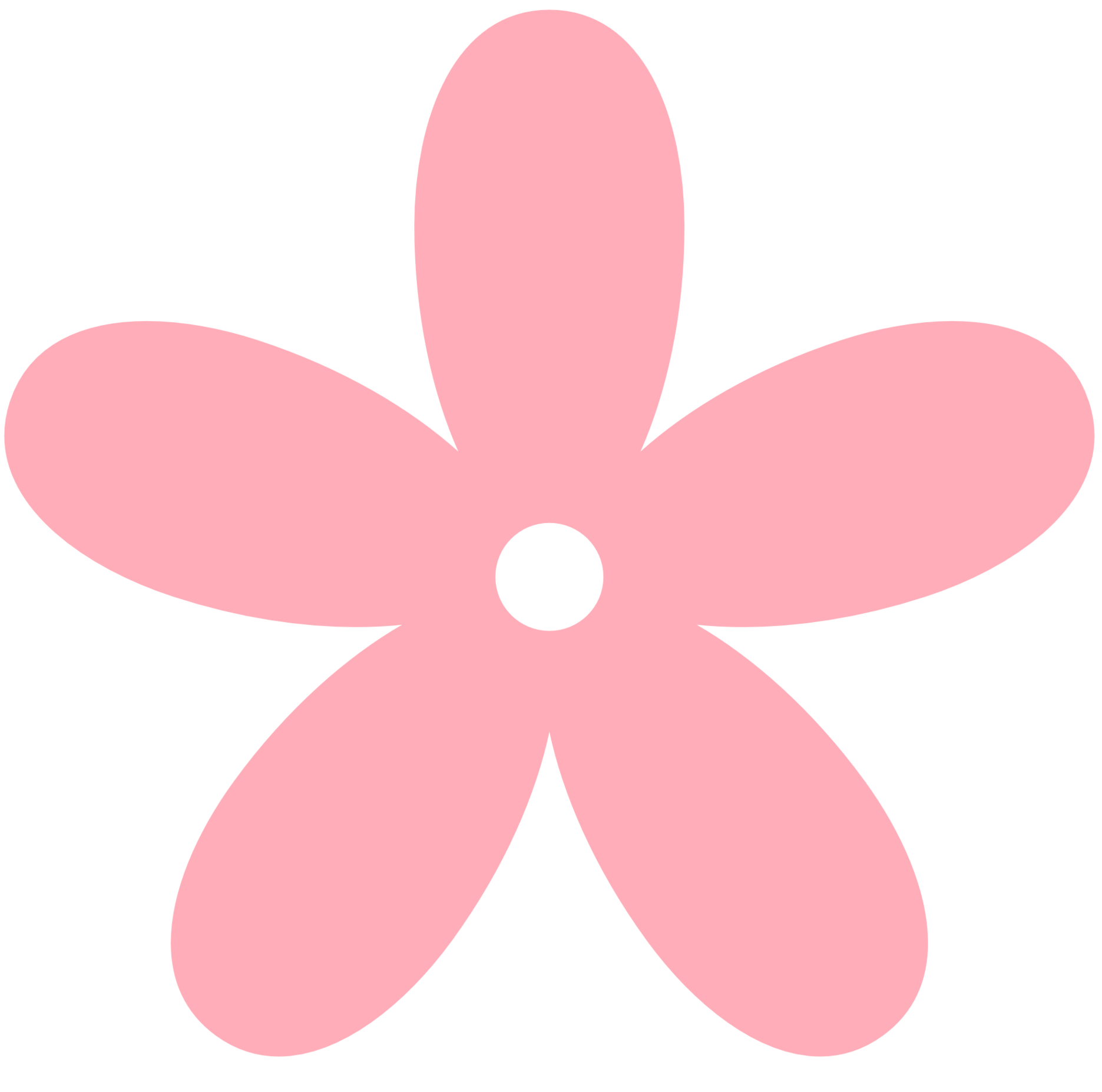 Pink Flowers Cartoon Clipart - Free to use Clip Art Resource