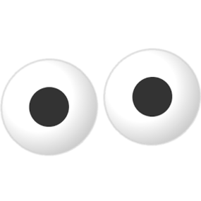 Simple Outlines Cartoon Ball Eyes Clipart - Free to use Clip Art ...