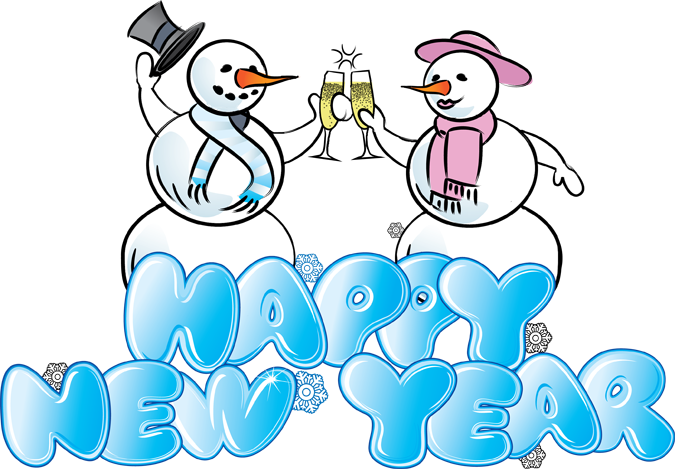 Happy new year clipart animated