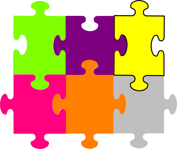 Jigsaw Puzzle Pieces Clipart