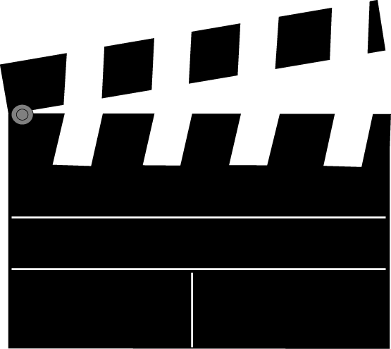 Movie Clapper Board Clipart
