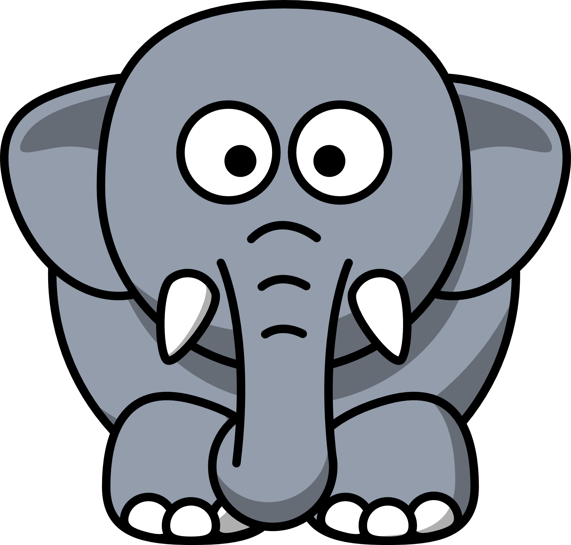 Animals For > Cartoon Elephant Head Side View - ClipArt Best ...