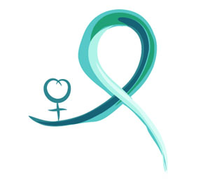 Ovarian cancer ribbon clip art