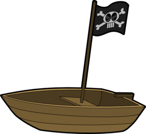 Pirate Flag Clipart Black And White - Free Clipart ...