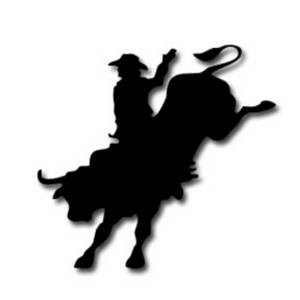Rodeo Bull Riding Clipart