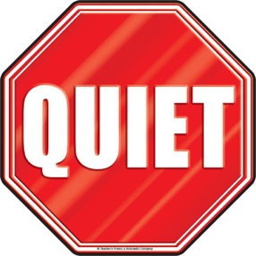Quiet Sign: Classroom Decoration - Scholastic Printables