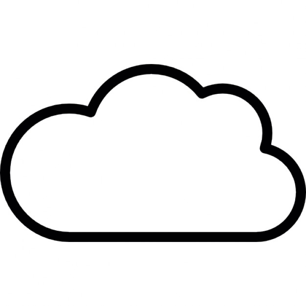 Cloud Outline - Clipartion.com
