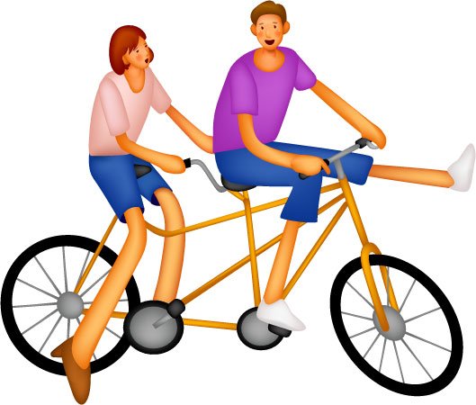 Cartoon Bike Rider