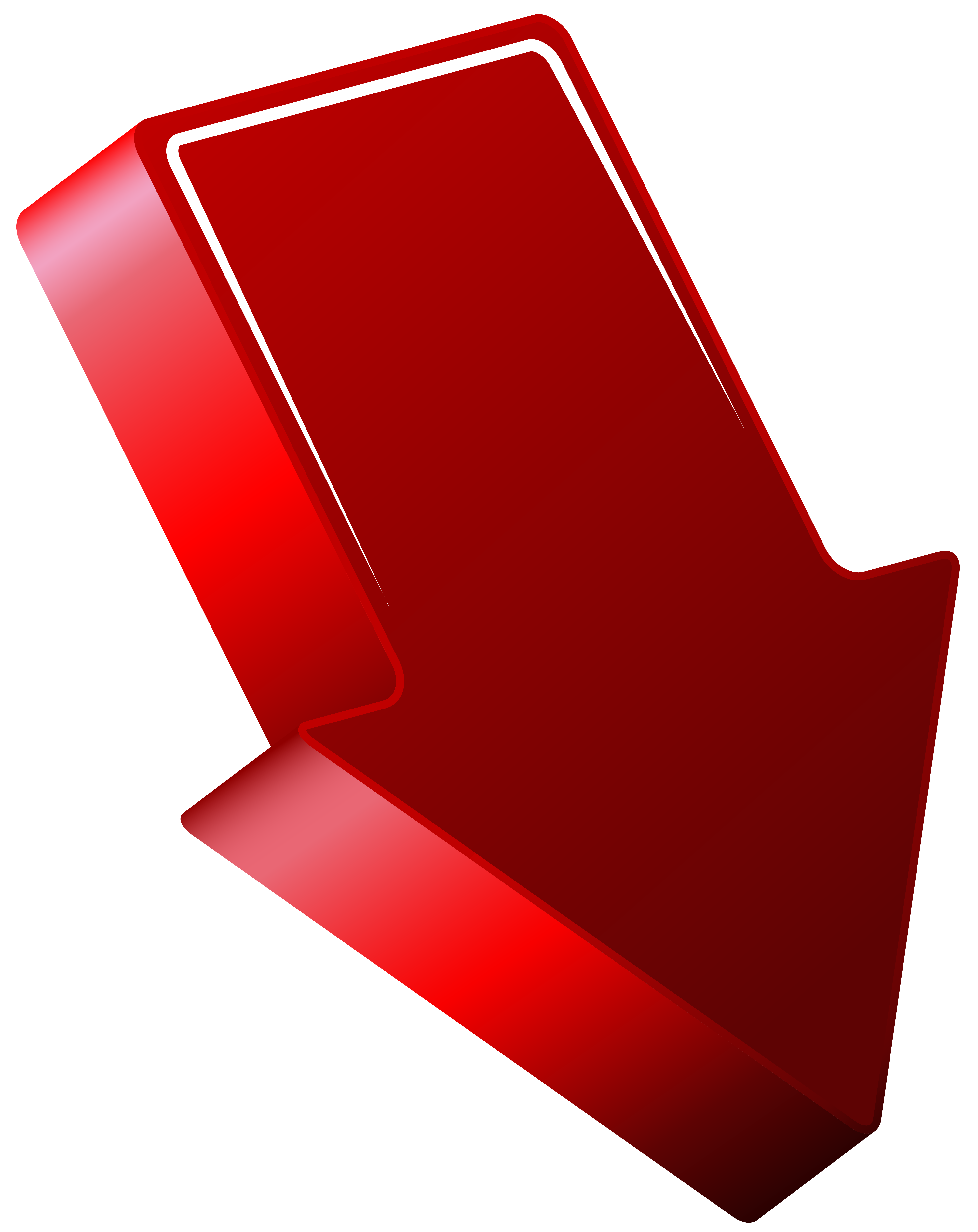 Red Arrow Transparent PNG Clip Art Image