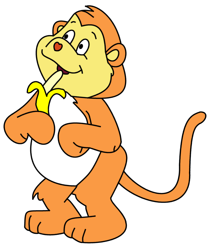 Banana Monkey Cartoon - ClipArt Best