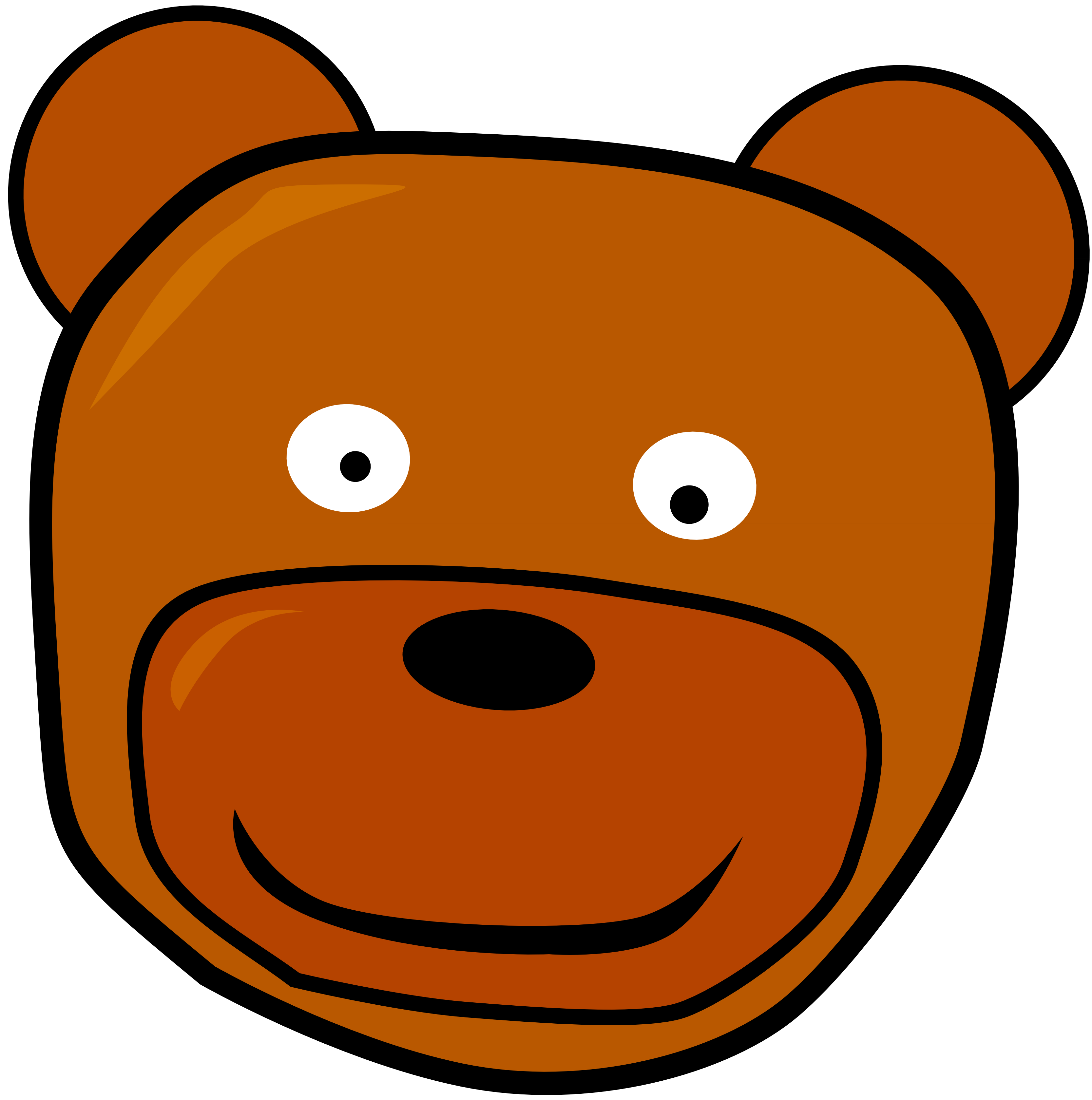 Bear Face Clip Art - Tumundografico