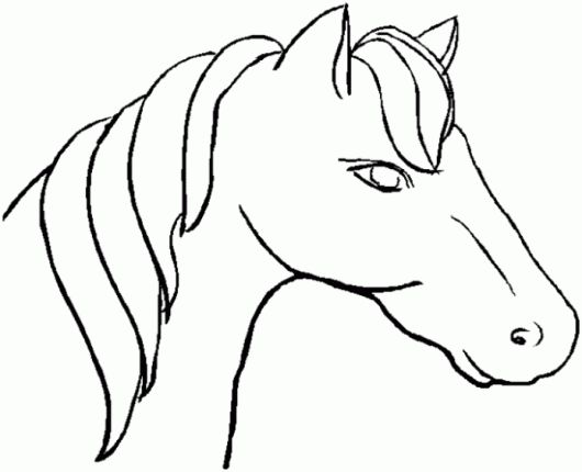 Coloring, Horse head and Coloring pages