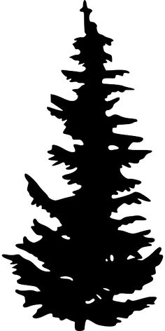 Pine Trees Silhouette - ClipArt Best