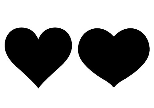 free heart silhouette clip art - photo #14