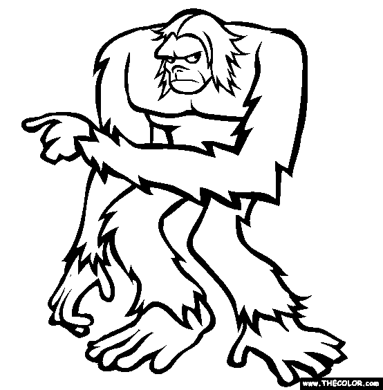 495 views Cryptids Online Coloring Pages | Page 1