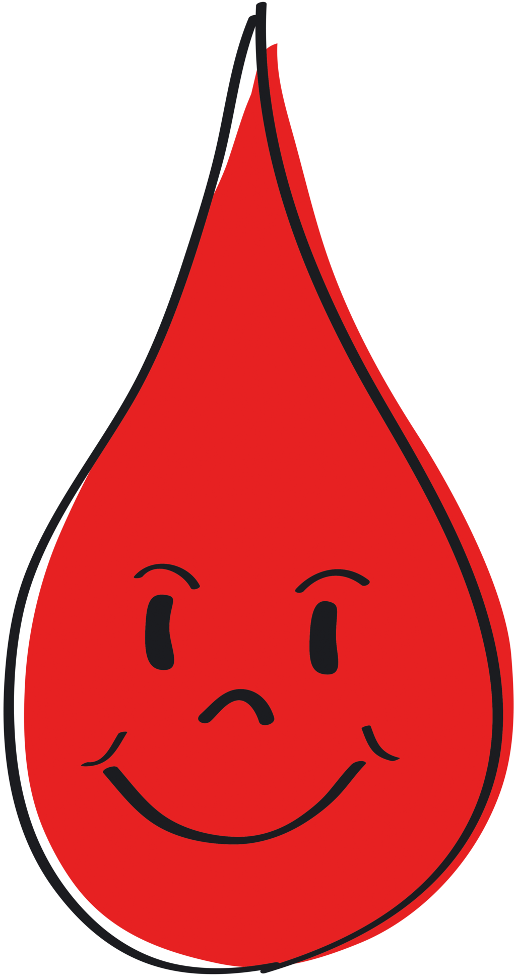 Drop of blood clipart