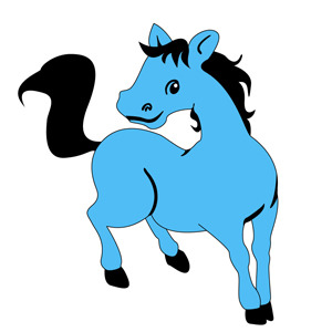 Free Vectors: Horse Cartoon Character- Free Vector. | Animals ...