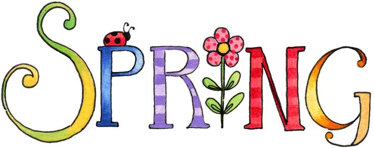 Spring Wordsart - ClipArt Best