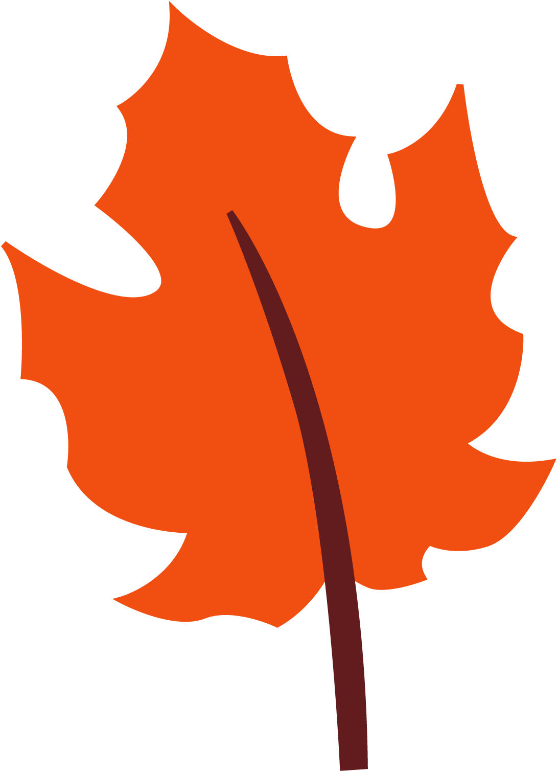 Clip Art Orange Leaves – Clipart Free Download