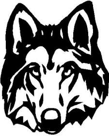 Wolf Face Decal