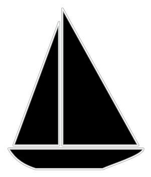 Boat Outline | Free Download Clip Art | Free Clip Art | on Clipart ...