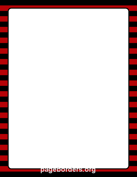 Christmas Striped Border: Clip Art, Page Border, and Vector Graphics