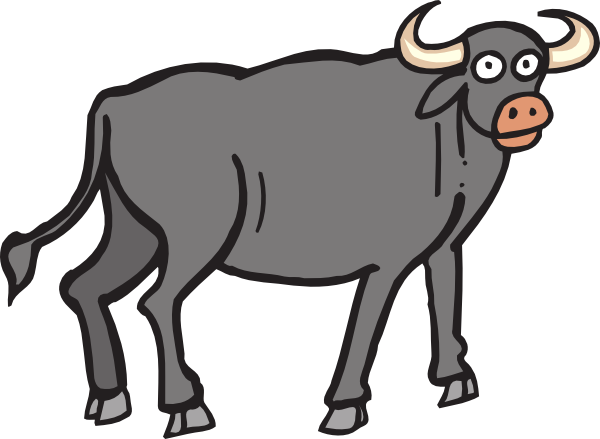 Buffalo Clipart craft projects, Animals Clipart - Clipartoons
