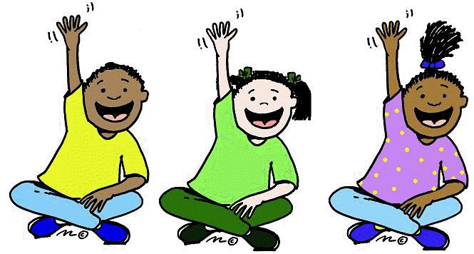 Students in class clipart