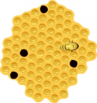Honey Bee Nest Clipart