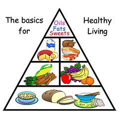 Food pyramid clipart for kids