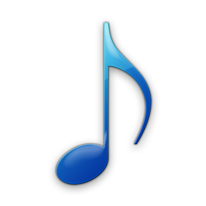 Music Note In Blue - ClipArt Best