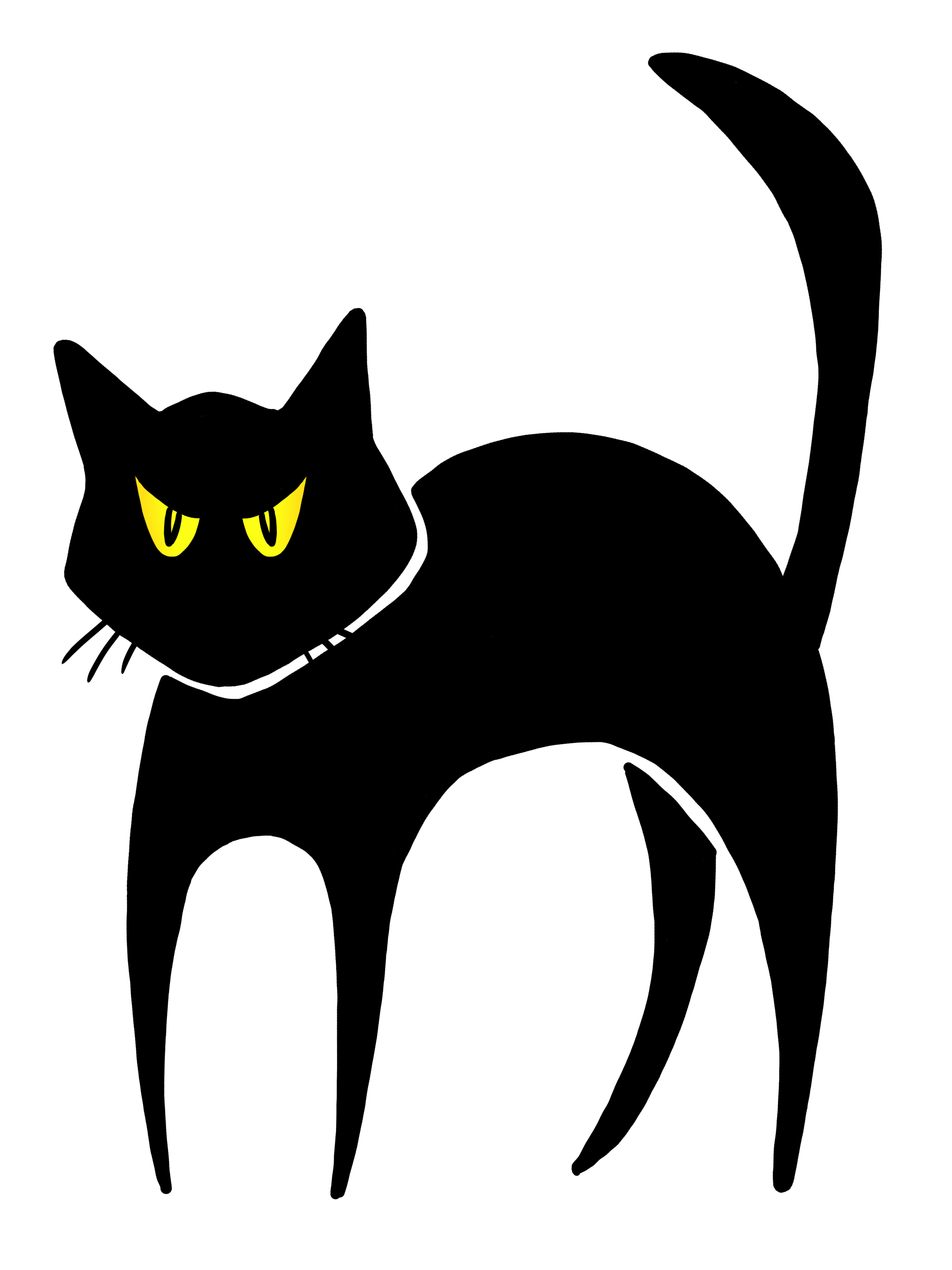 clipart black cat - photo #1