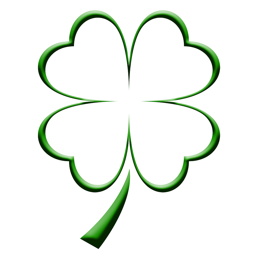 clipart four leaf clover - photo #48