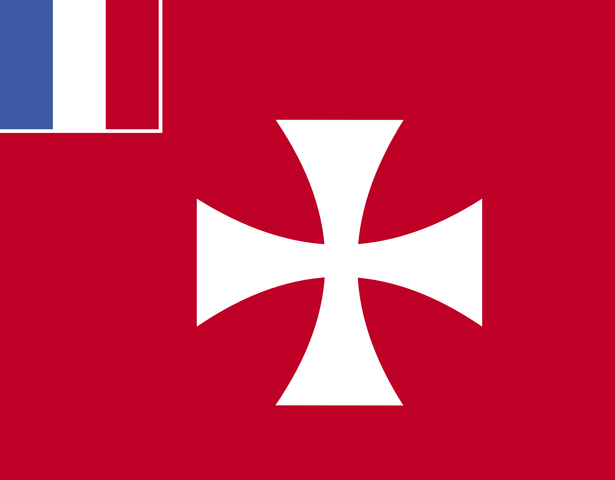 Clip Art: Flag of France Wallis and Futuna ...