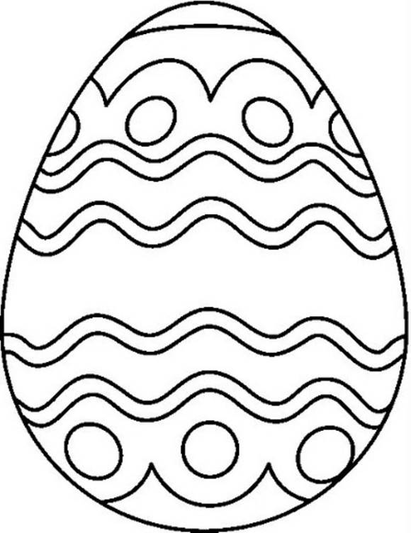 Easter Egg Coloring Sheets : Easter Coloring Pages Eggs In The ...