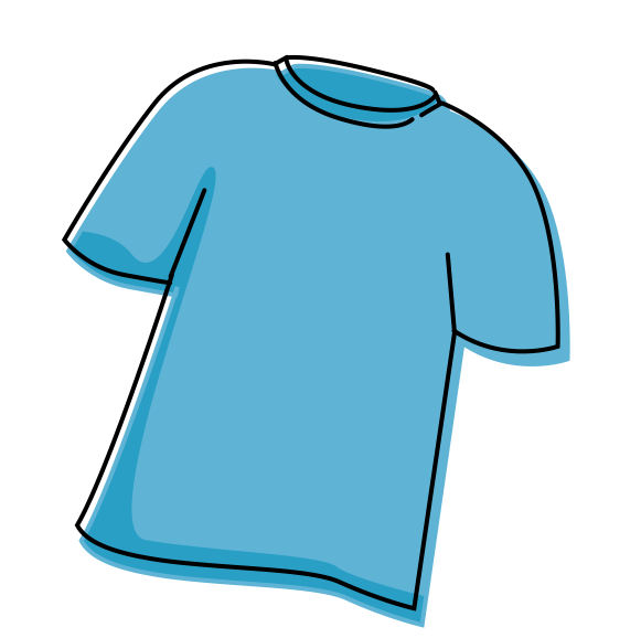 clip art of a t shirt outline - photo #10