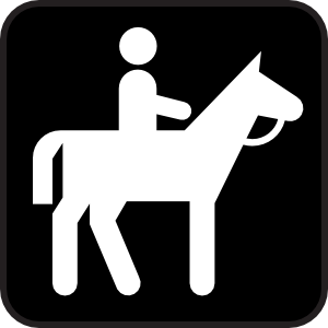 Horse Back Riding 2 clip art - vector clip art online, royalty ...