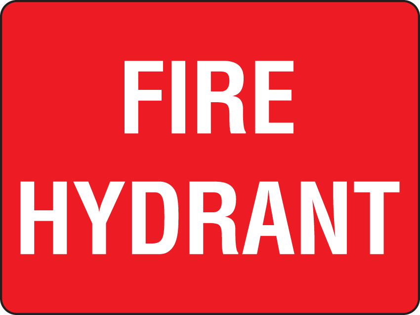 Safety Signs :: Fire Signs :: Fire Hydrant 300x225mm METAL - CV ...