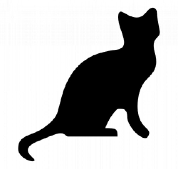 Cat silhouette | Download free Vector