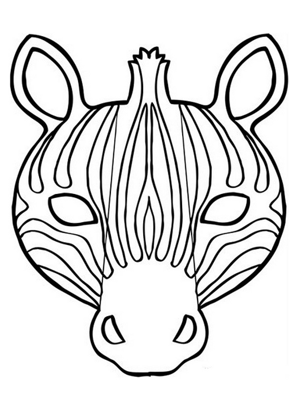 Free Mask Template Of Animal Elephant Printable Tattoo