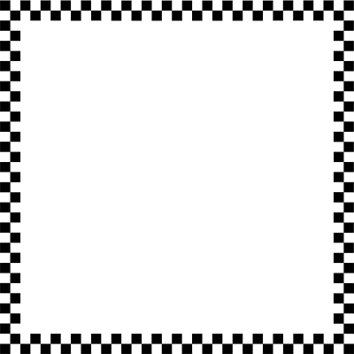 Checkerboard Border Clip Art