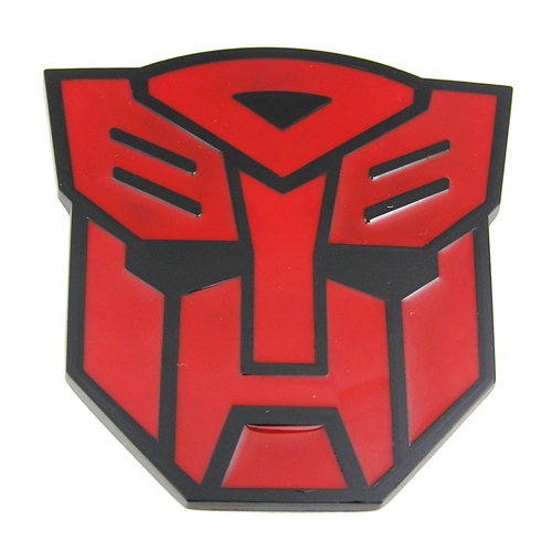 All Buckles - Transformers Autobots Logo Black/Red Belt Buckle