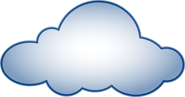 Blue Cloud SVG Downloads - Design - Download vector clip art online