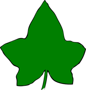 Ivy Leaf Big Green Clip Art - vector clip art online ...