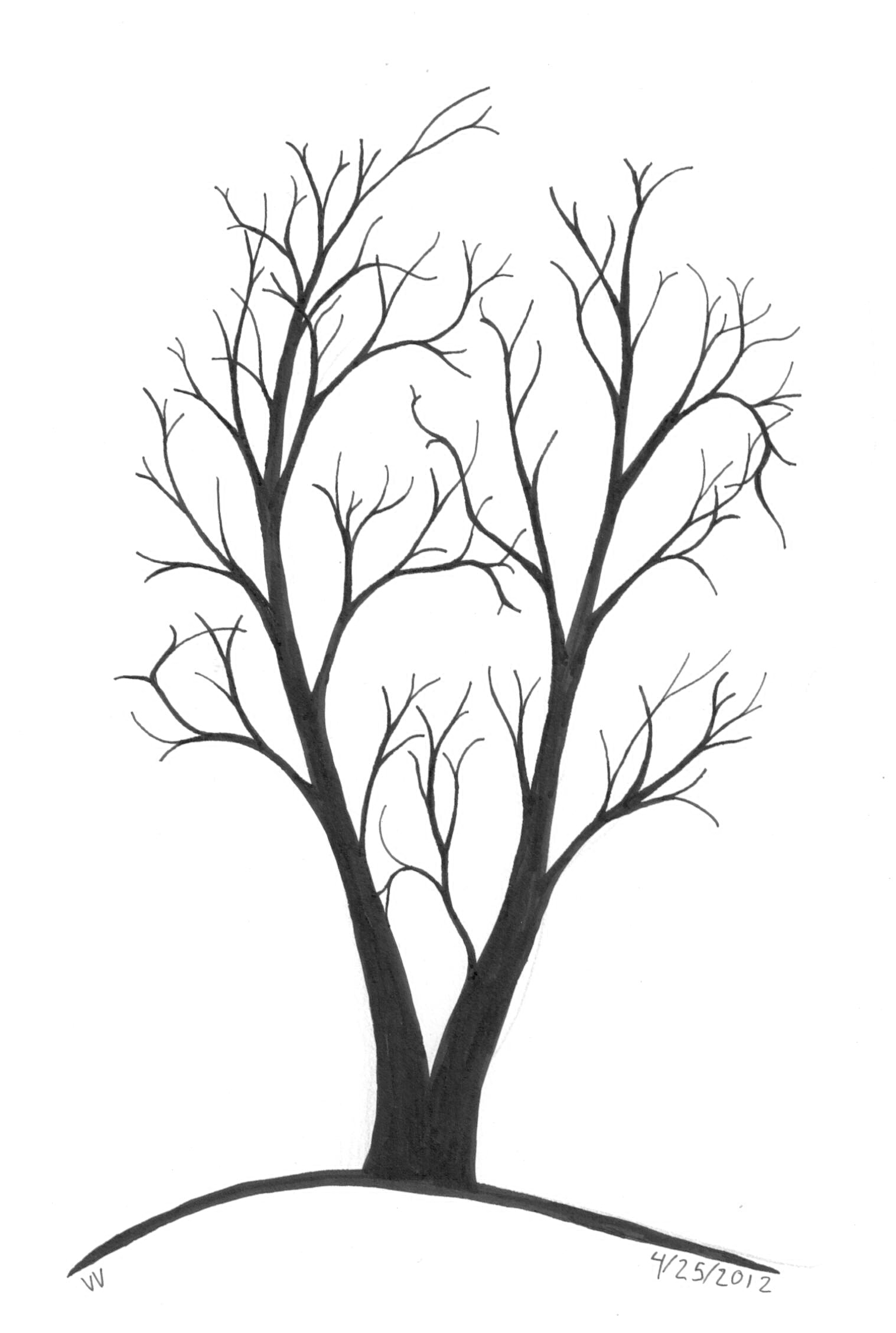 tree trunk vector