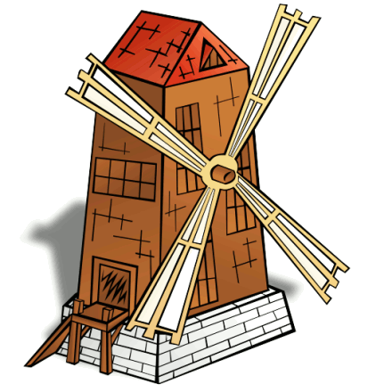 Free Windmill Clipart - Public Domain Buildings clip art, images ...