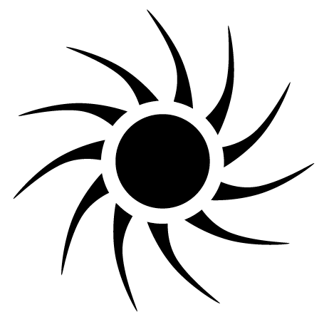 Where They Want It More Tattoos Tribal Sun Tattoo Design - Free ...