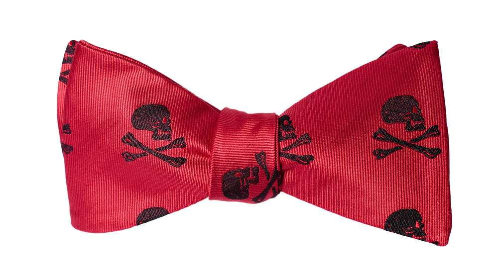 Jolly Roger Pirates High Risk Red Bow Tie / OoOTie Boston Bow ties ...