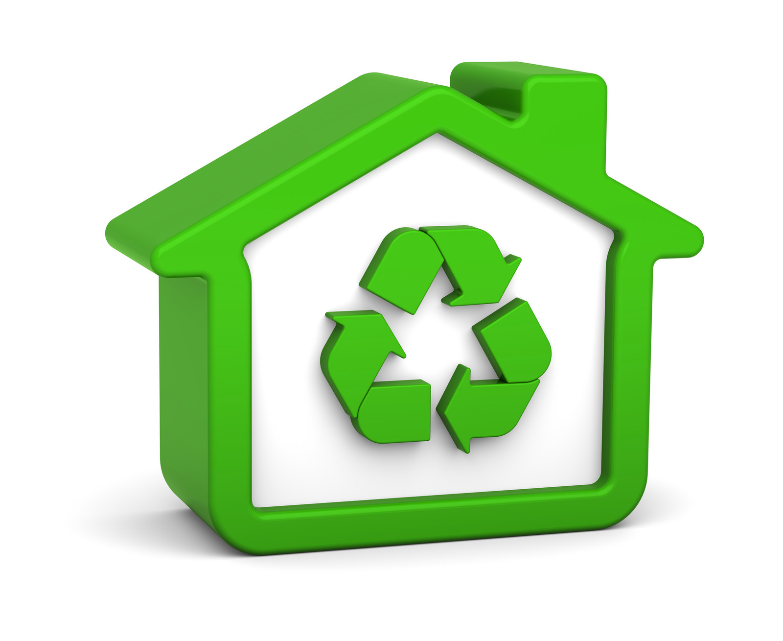 Recent Green Projects Green-Home-with-Recycling-Logo-Inside ...